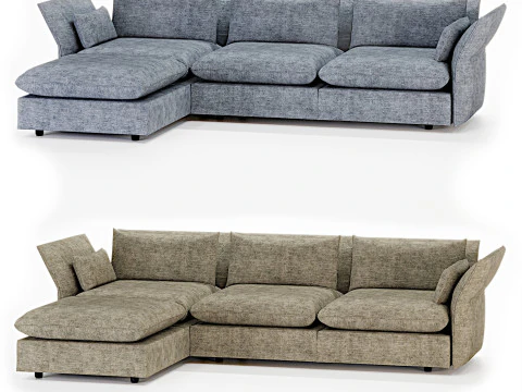 Mariposa corner by Vitra 3D Model