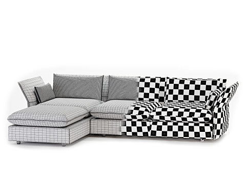 ヴィトラのマリポーサコーナー 3Dモデル