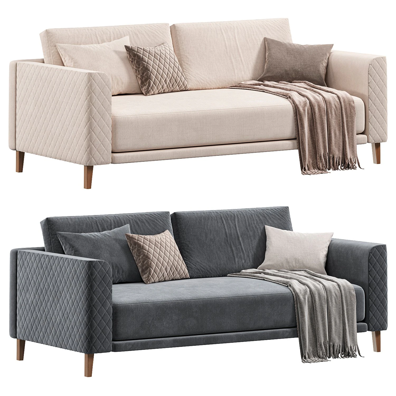 MOOD MIDI SOFA by camelgroup 3D Model .c4d .max .obj .3ds .fbx .stl .blend 