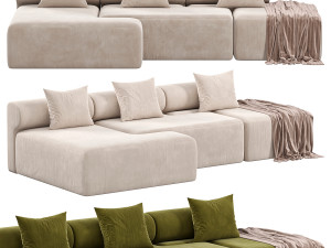 Sofa Bundle Stage 008 1 3D Модель