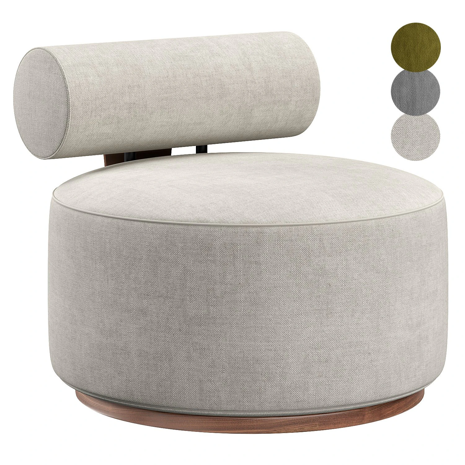 Pollux armchair 3D Model .c4d .max .obj .3ds .fbx .stl .blend 