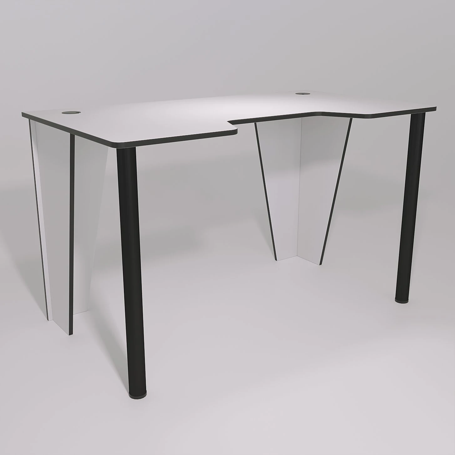 Gaming Computer Table 3D Model .c4d .max .obj .3ds .fbx .stl .blend 