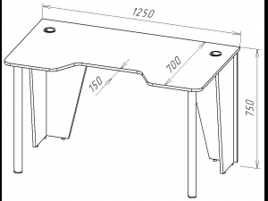 Gaming Computer Table 3D 模型