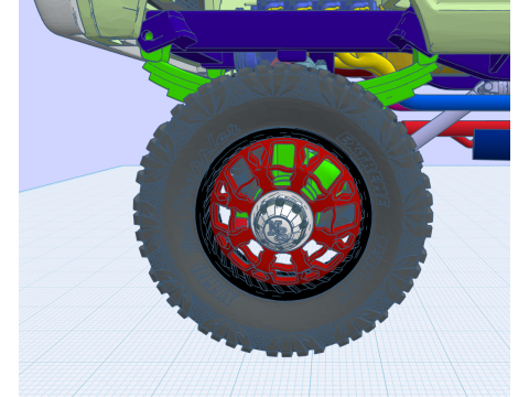 12 inch lift 70 F350 Crew Cab add ons volume 4 with Custom Trailer Modèles 3D en vedette