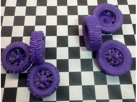 12 inch lift 70 F350 Crew Cab add ons volume 4 with Custom Trailer Modèles 3D en vedette