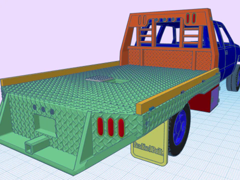 Diamond plate 3D Print Model