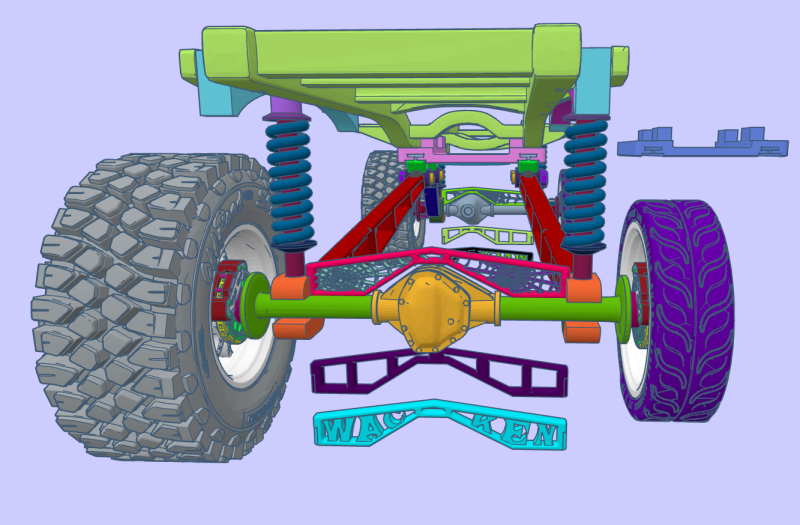 Need a Lift - Componenti aggiuntivi del kit Super Lift scala 1-25 Volume 6 Modello di stampa 3D .c4d .max .obj .3ds .fbx .stl .blend