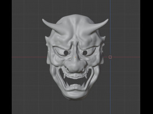 Hannya mask 3Dプリントモデル