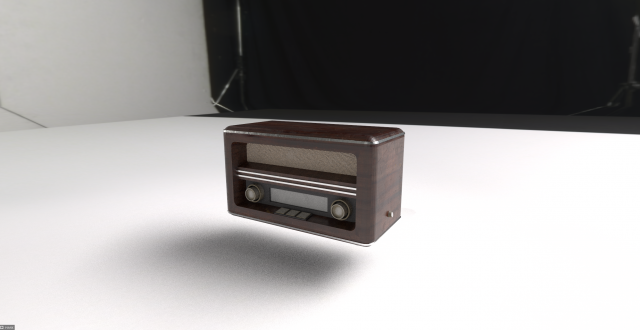 Radio Modèle 3D .c4d .max .obj .3ds .fbx .stl .blend 