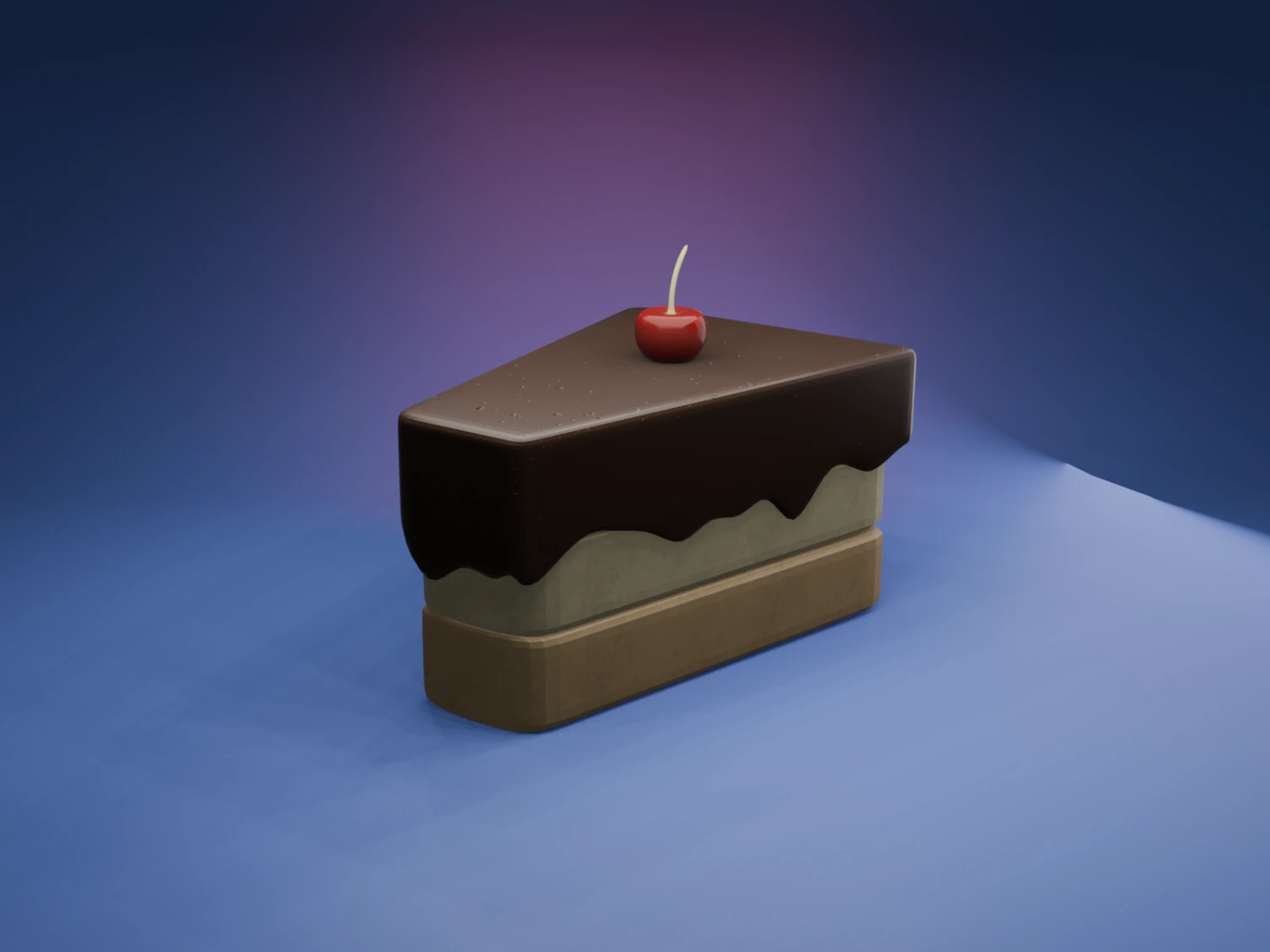 Cake 3D Model .c4d .max .obj .3ds .fbx .stl .blend 