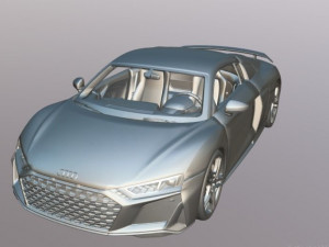 Audi R8 Decennium 3D Model