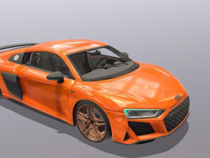 Audi R8 Decennium 3D Model