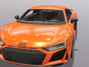 Audi R8 Decennium 3D Model
