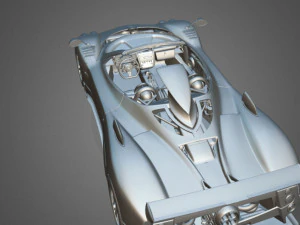 Pagani Zonda Cinque Roadster 3D Model