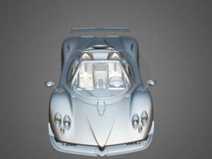 Pagani Zonda Cinque Roadster Modelo 3D