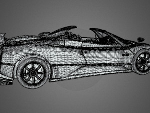 Pagani Zonda Cinque Roadster Modelo 3D