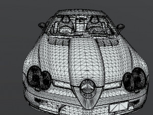 2005 Mercedes-Benz SLR McLaren Modelo 3D