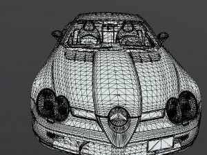 2005 Mercedes-Benz SLR McLaren 3D Model