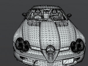 2005 Mercedes-Benz SLR McLaren Modelo 3D