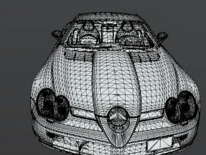 2005 Mercedes-Benz SLR McLaren 3D Model
