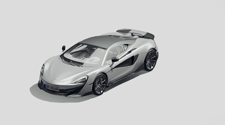 McLaren 600LT 2019 3D Model .c4d .max .obj .3ds .fbx .stl .blend
