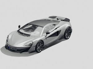 McLaren 600LT 2019 3D 모델