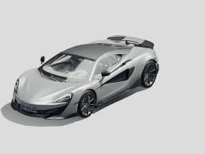McLaren 600LT 2019 3D Model