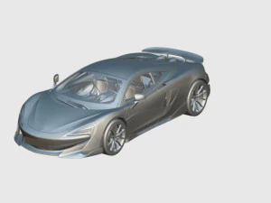 McLaren 600LT 2019 3D Model