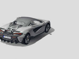McLaren 600LT 2019 3D Model
