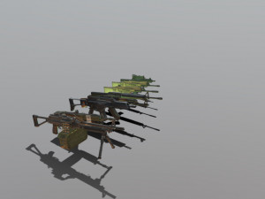 Weapons 3D Model