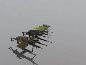 Weapons 3D Model
