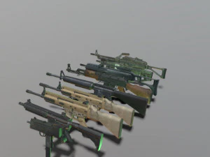 Weapons 3D Model