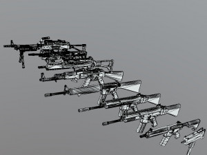 Weapons 3D Model