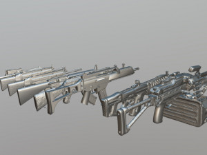 Weapons 3D Model