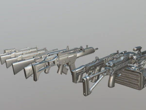Weapons 3D Model