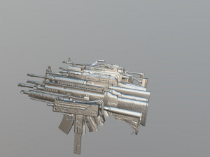 Weapons 3D Model