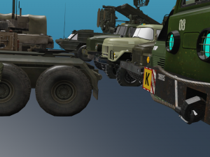 Miliary vehicles Modello 3D