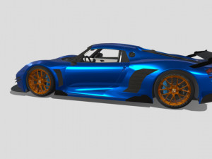 2015-포르쉐-918-와이드바디 3D 모델