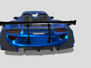 2015-포르쉐-918-와이드바디 3D 모델