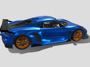 2015-포르쉐-918-와이드바디 3D 모델