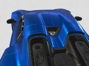 2015-포르쉐-918-와이드바디 3D 모델