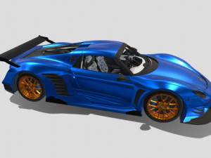 2015-포르쉐-918-와이드바디 3D 모델