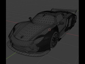 2015-포르쉐-918-와이드바디 3D 모델