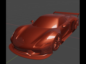 2015-포르쉐-918-와이드바디 3D 모델