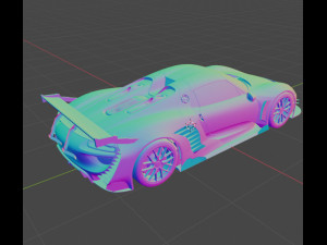 2015-포르쉐-918-와이드바디 3D 모델