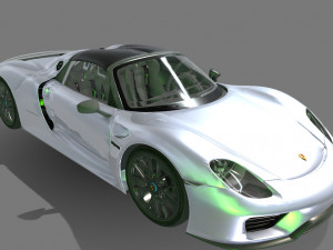 Porsche-918-spyder Model 3D