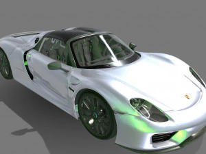 Porsche-918-spyder 3D Model