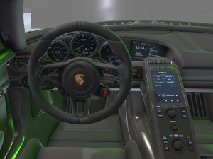 Porsche-918-spyder 3D 模型