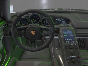 Porsche-918-spyder 3D Model