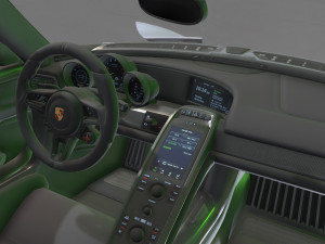 Porsche-918-spyder 3D 模型